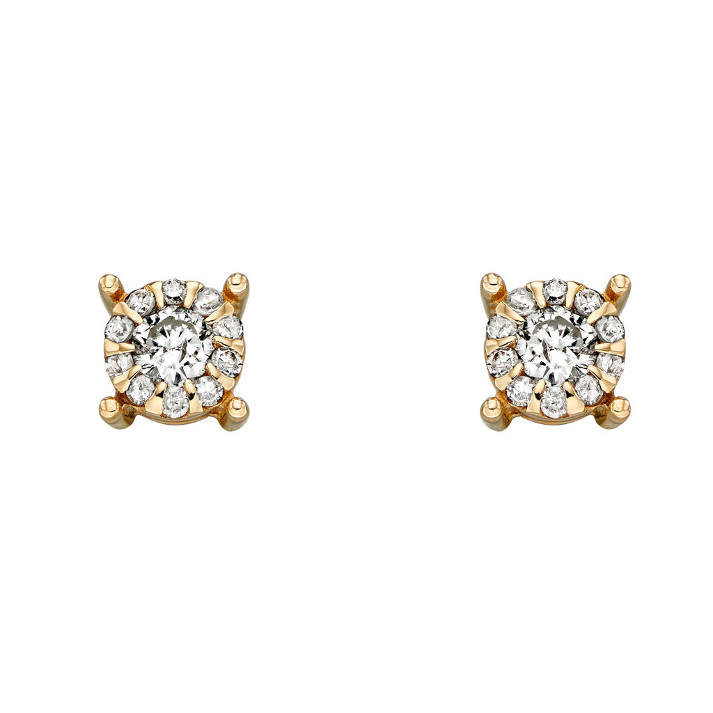 Elements Gold Birthstone Stud Earrings