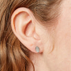 Beginnings Silver Leaf Earrings