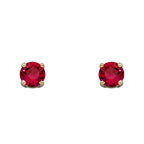 Elements Gold Birthstone Stud Earrings