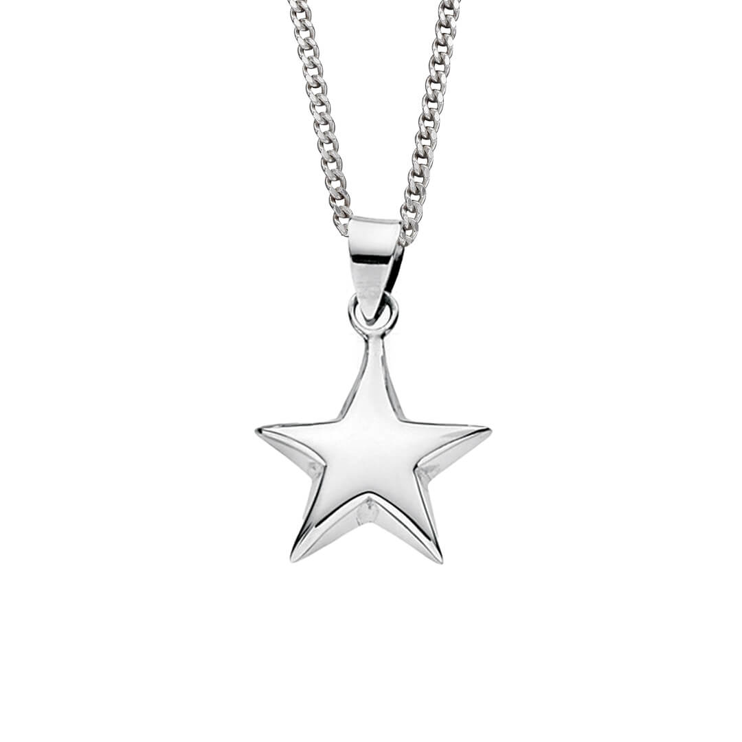 Beginnings Small Puffed Star Pendant