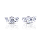 Diamonfire Trilogy Stud Earrings
