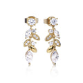 Diamonfire Marquise and Multi-Stone Detail Drop Earrings