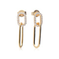 Diamonfire Double Loop Earrings