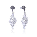 Diamonfire Baguette Zirconia Scatter Drop Earrings