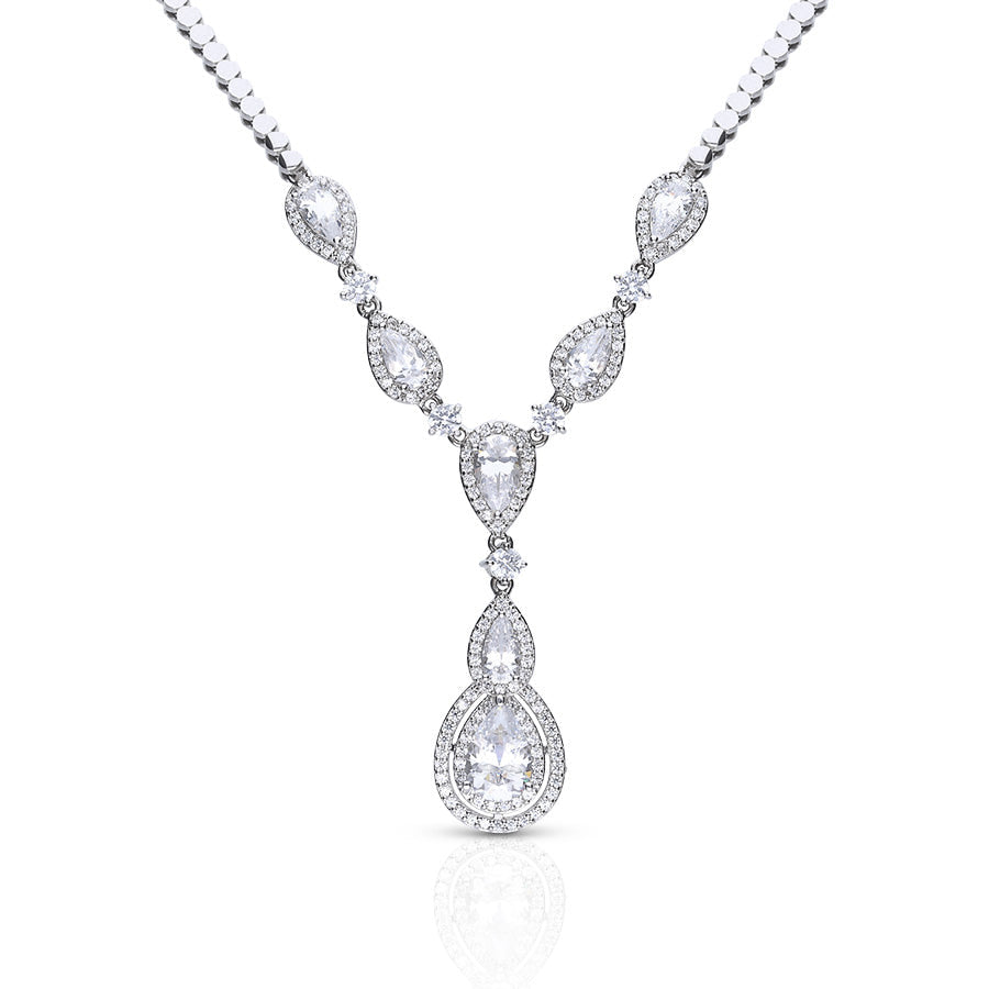 Diamonfire Statement Zirconia Necklace