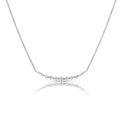 Diamonfire Graduating Stone Bar Necklace