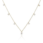 Diamonfire Claw Set Zirconia Station Necklace