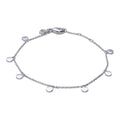 Diamonfire Plain Disc Station Bracelet