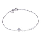 Diamonfire Bezel Set Ball Chain Bracelet