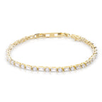 Diamonfire Baguette and Round Zirconia Bracelet