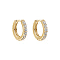 Beginnings Hoop Earrings with Cubic Zirconia