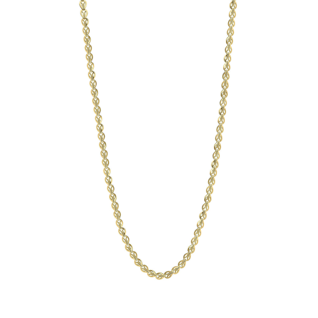 Elements Gold Stampato Link Chain Necklace