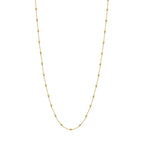 Elements Gold Diamond Cut Station Necklace