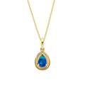 Elements Gold Opal Doublet Teardrop Pendant