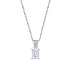 Diamonfire Emerald Cut Zirconia Pendant