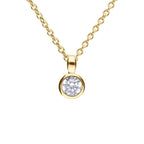 Diamonfire Bezel Set Carat Pendant
