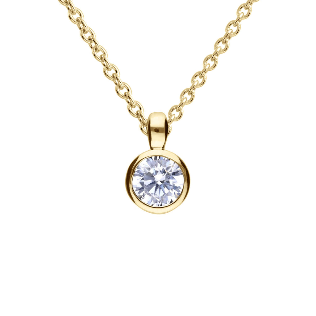 Diamonfire Bezel Set Carat Pendant