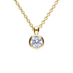 Diamonfire Bezel Set Carat Pendant