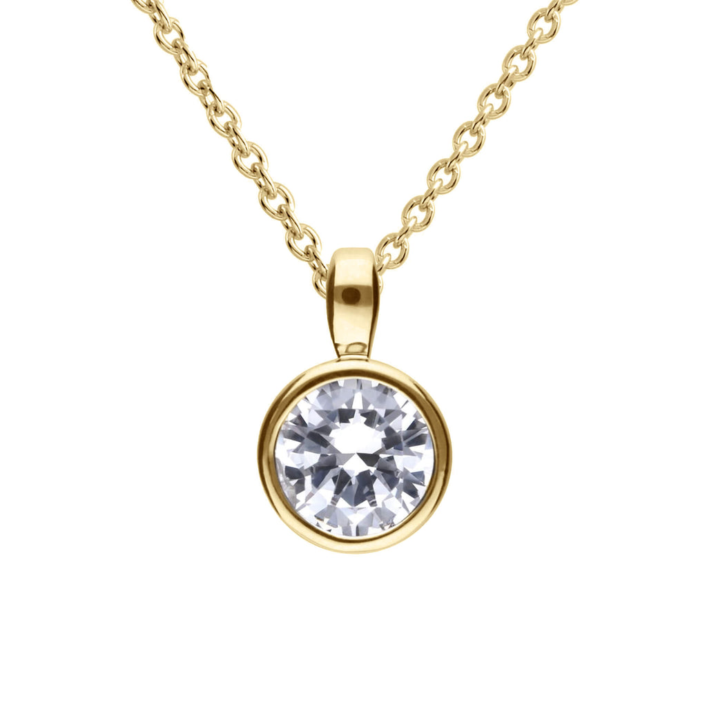 Diamonfire Bezel Set Carat Pendant