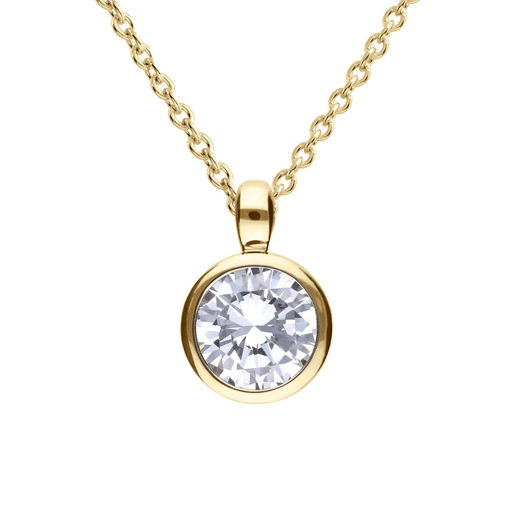 Diamonfire Bezel Set Carat Pendant