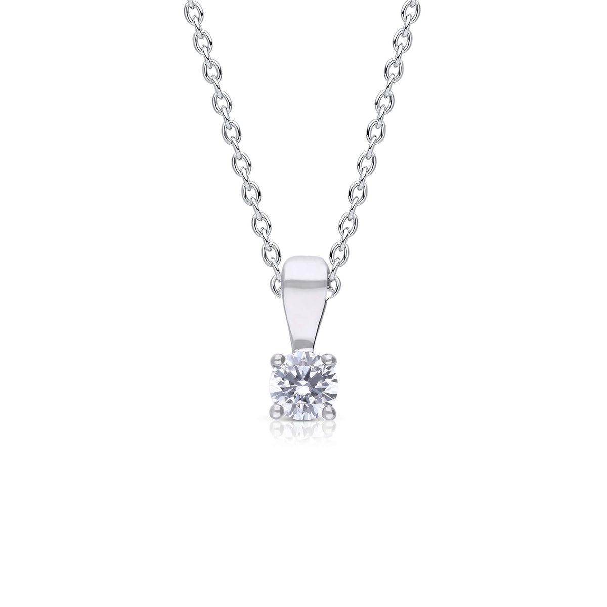 Diamonfire Four Claw Carat Pendant