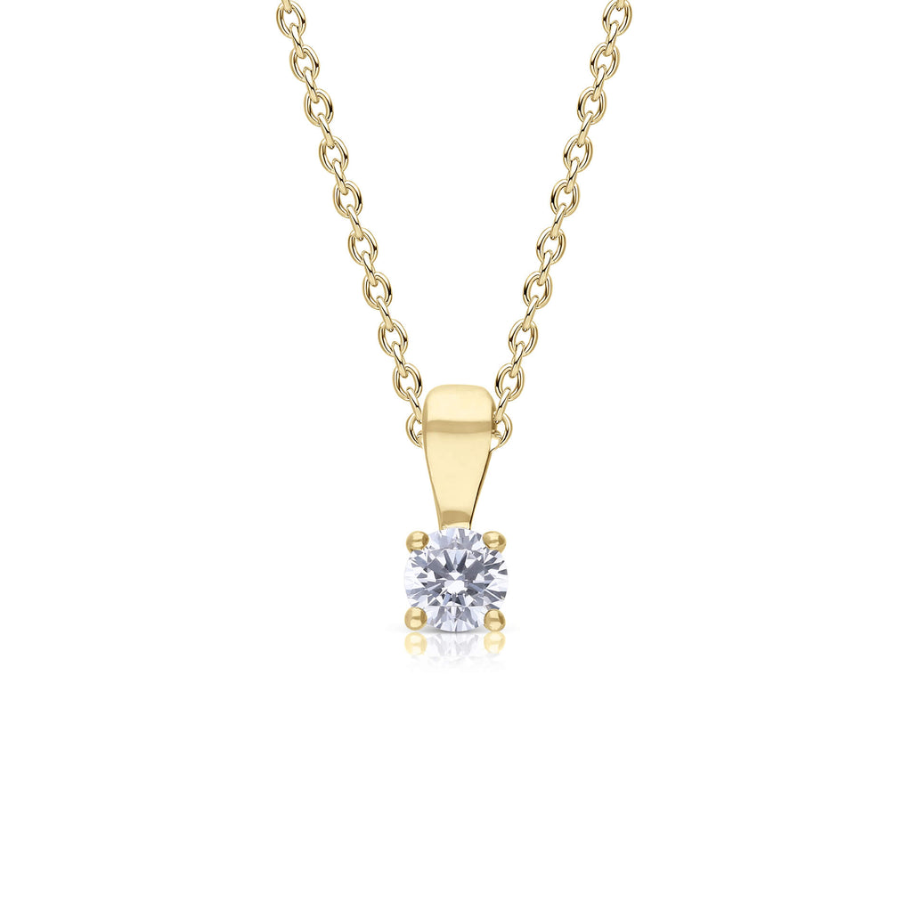 Diamonfire Four Claw Carat Pendant