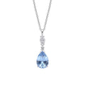 Diamonfire Teardrop and Marquise Drop Pendant