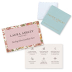 Laura Ashley Silver Hartley Check Hoop Earrings