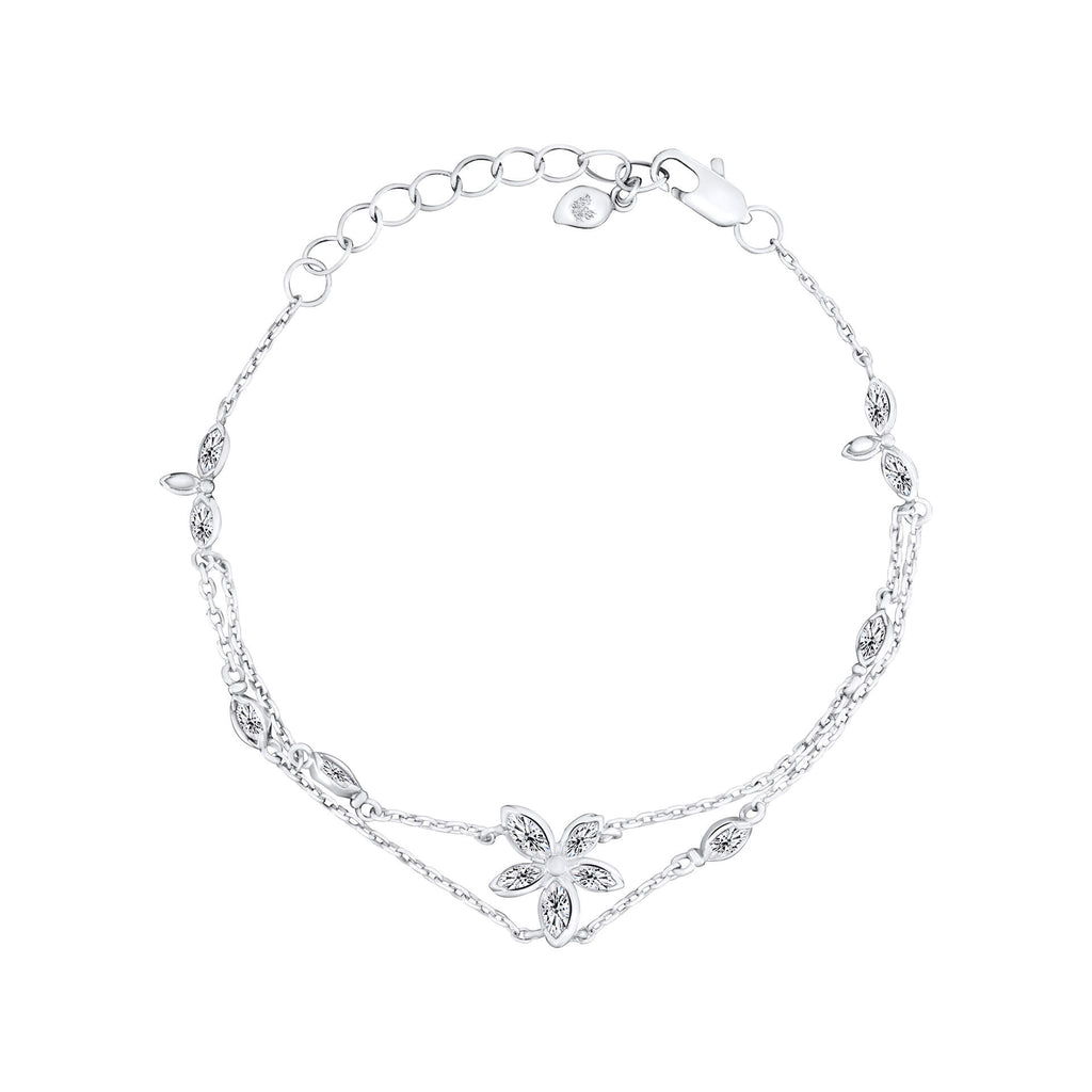 Laura Ashley Fashion Tumbling Floral Bracelet