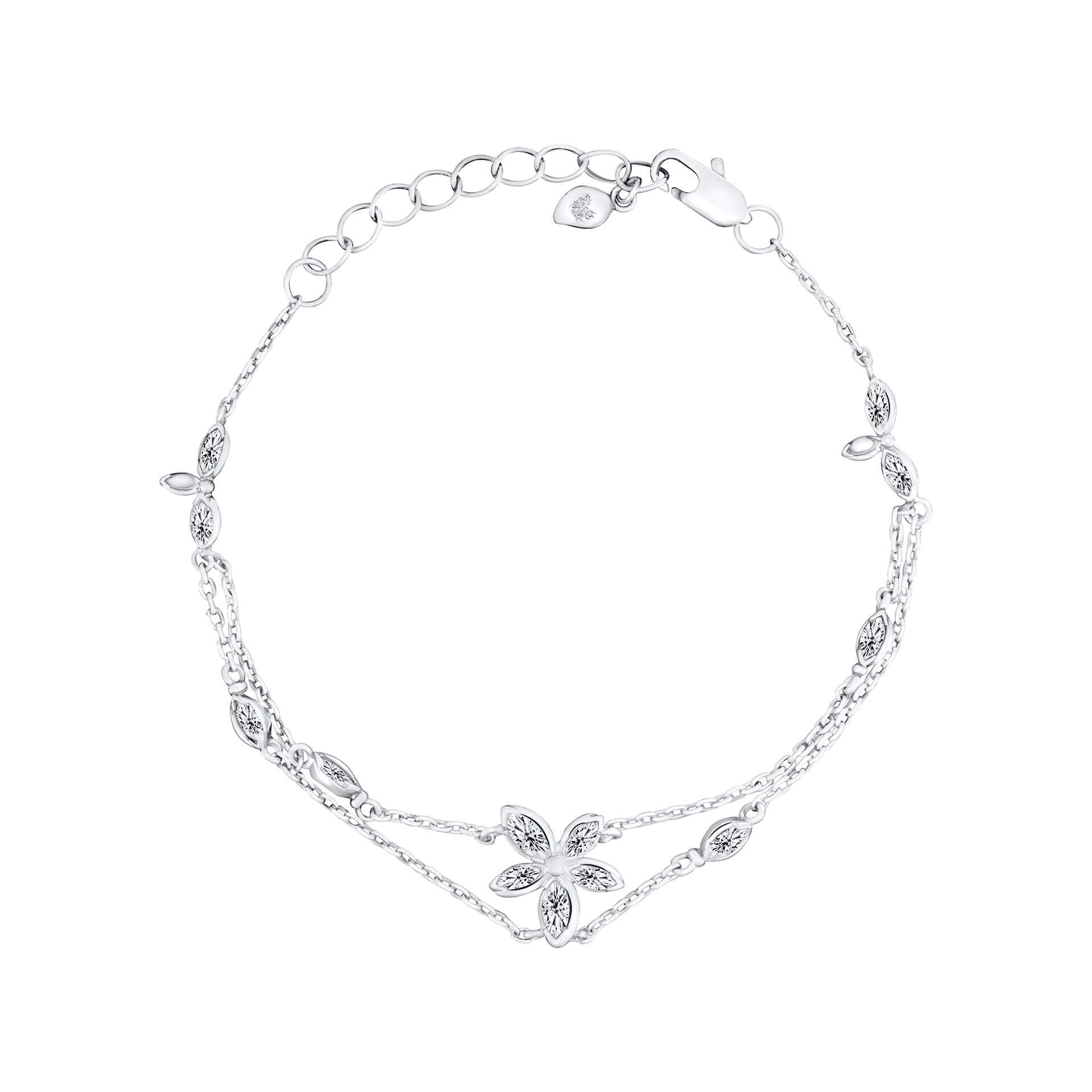 Laura Ashley Fashion Tumbling Floral Bracelet