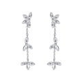 Laura Ashley Fashion Tumbling Floral Drop Earrings