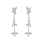 Laura Ashley Fashion Tumbling Floral Drop Earrings