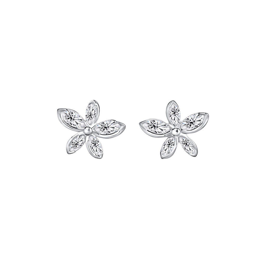 Laura Ashley Fashion Tumbling Floral Stud Earrings