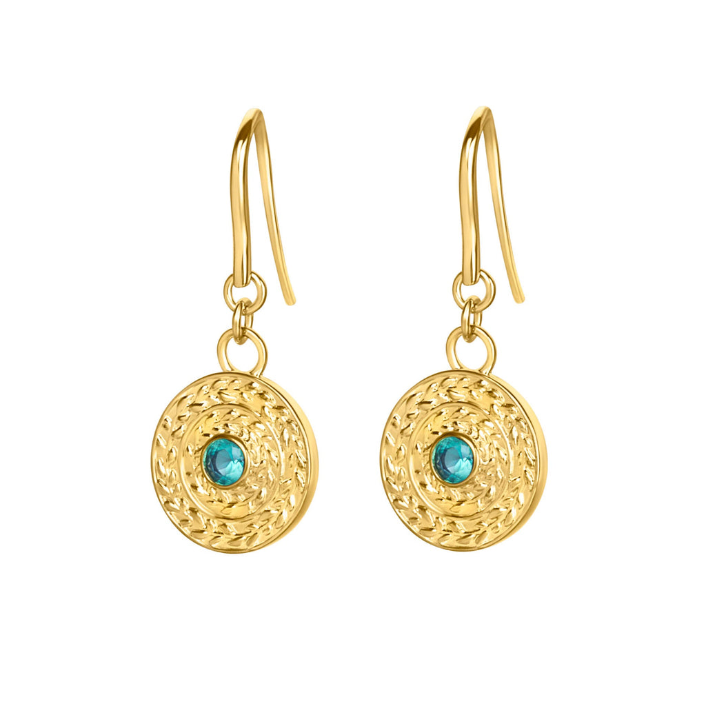 Laura Ashley Fashion Leaf Border Earrings