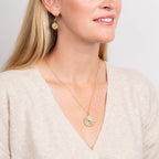 Laura Ashley Fashion Leaf Border Earrings