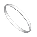 Beginnings Plain Silver Bangle