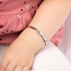 D For Diamond Enamel Daisy Expanding Bangle with Diamond