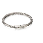 Fred Bennett Twisted Steel Wire Cable Bracelet