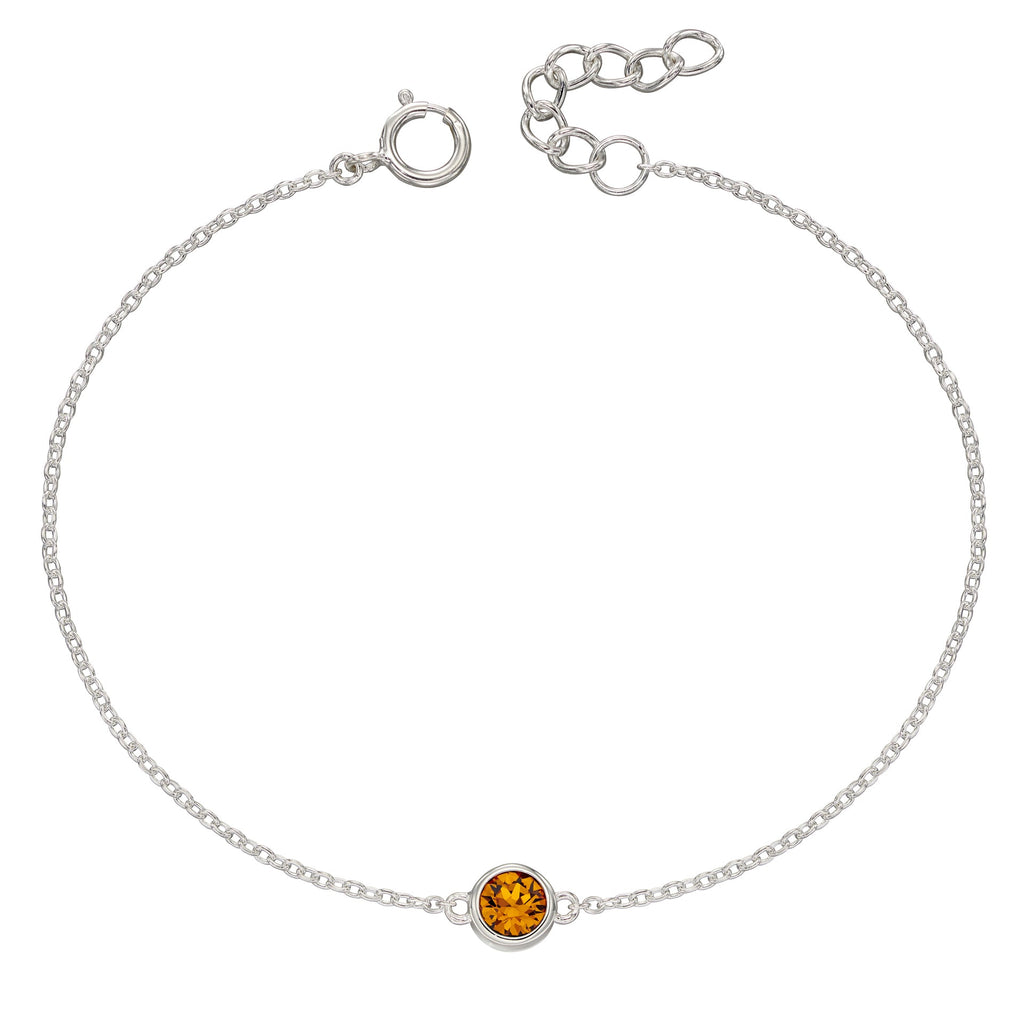 Beginnings Crystal Birthstone Bracelet