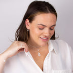 Beginnings Pearl Pendant with Pave Cubic Zirconia