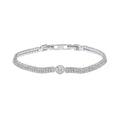 Diamonfire Double Row Fine Tennis Bracelet