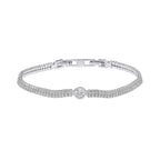Diamonfire Double Row Fine Tennis Bracelet