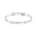D For Diamond Teddy Bear Peekaboo Expanding Bangle
