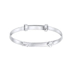 D For Diamond Teddy Bear Peekaboo Expanding Bangle