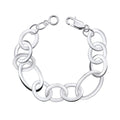 Beginnings Mixed Size Flat Oval Link Bracelet