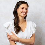 Laura Ashley Silver Naunton Folly Lariat Necklace