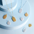 Beginnings Oval Tag Pendant