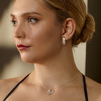 Diamonfire Waterfall Zirconia Drop Earrings