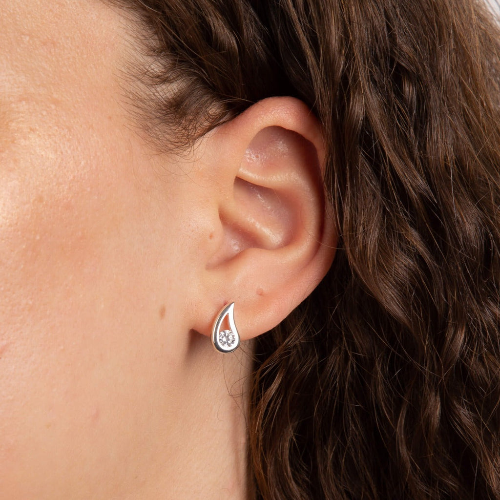Beginnings Teardrop Stud Earrings