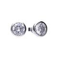 Diamonfire Bezel Carat Stud Earrings